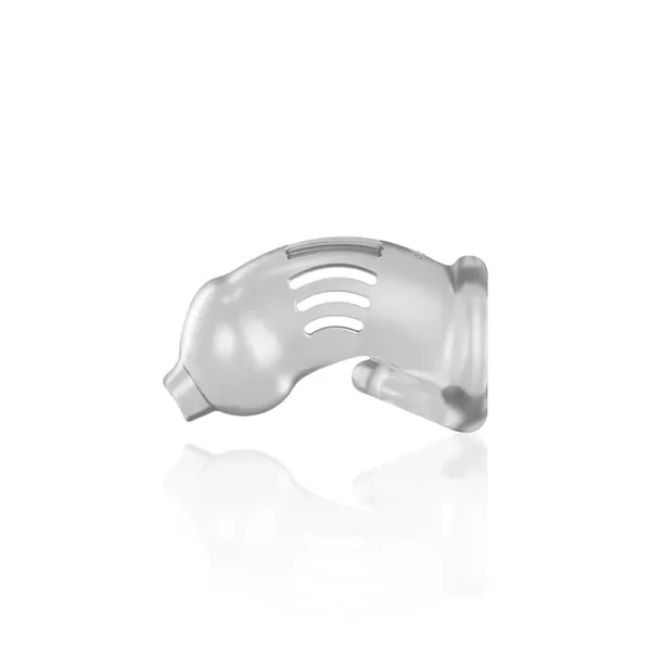 ManCage pas cnoty Model 29 TPE Chastity Cage Transparent (transparentny)