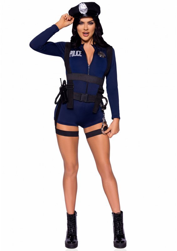 Leg Avenue kostium policjantki Flirty Cop Romper M