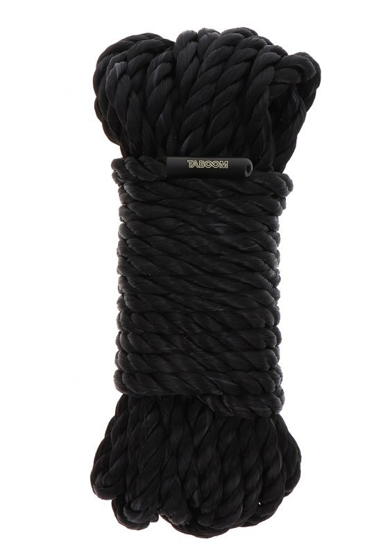 Taboom Bondage Rope 10 meter 7 mm Black - sznur do krępowania (czarny