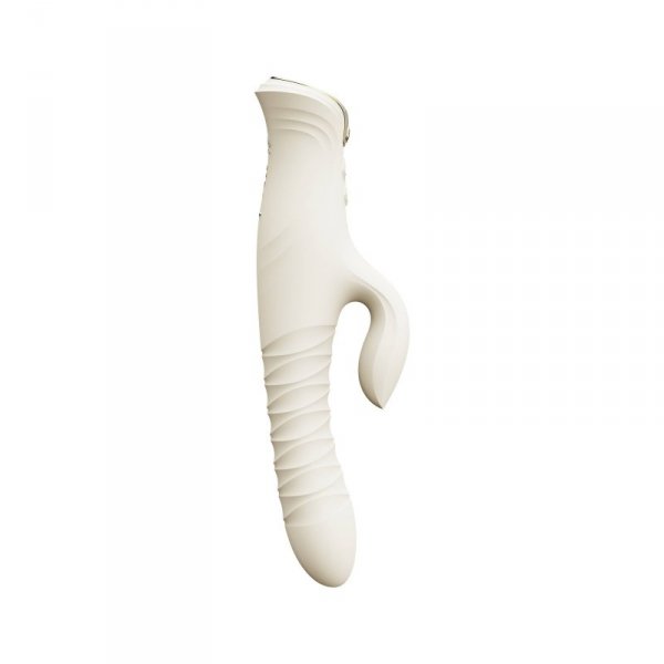  Zalo Mose 2 Ivory White - Wibrator króliczek (biały)