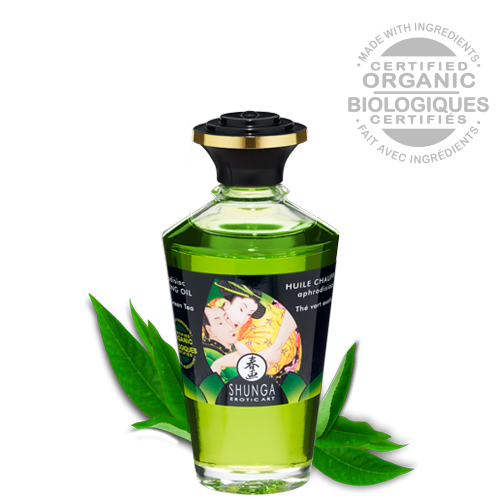 Shunga Garden of Edo Organic Collection - zestaw kosmetyków erotycznych (olejki o zapachu zielonej herbaty + lubrykant TOKO + żel dla par Lotus Noir + sól z morza martwego)