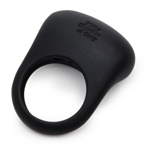 Fifty Shades of Grey Sensation Vibrating Love Ring - wibrujący pierścień na penisa