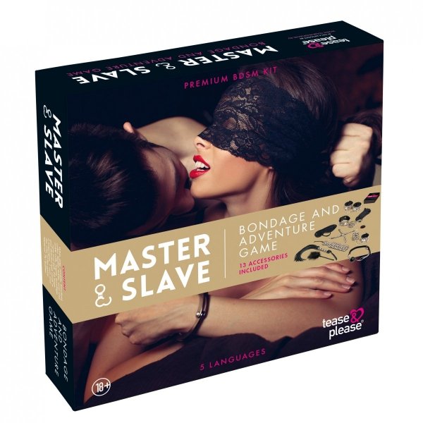 Tease&amp;Please Master &amp; Slave Bondage Game Beige - gra erotyczna ''władca i sługa'' (beżowy)
