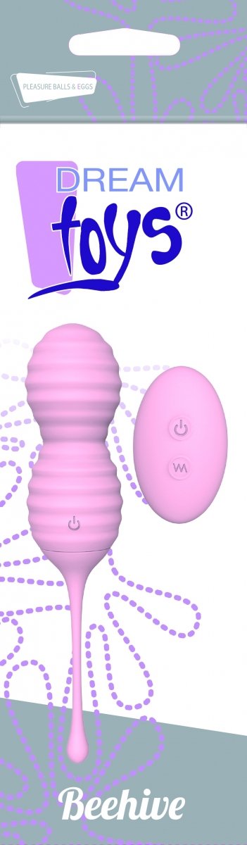 Dream Toys Pleasure Balls &amp; Eggs Beehive Pink - wibrujące jajko (różowy)