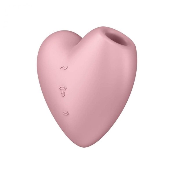 Satisfyer Stymulator-Cutie Heart (Light Red) - masażer łechtaczki (czerwony)