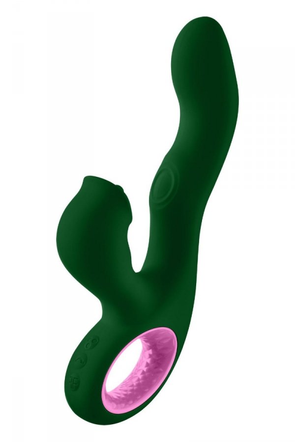 FemmeFun Pallina Dark Green - wibrator króliczek (zielony)