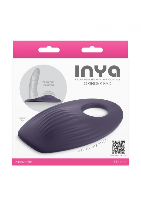 Ns Novelties INYA GRINDER GRAY - pierścień erekcyjny (fioletowy)
