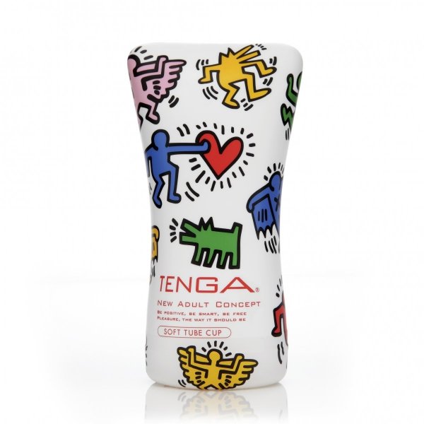 Tenga Keith Haring Soft Tube Cup - masturbator męski (kolorowy)