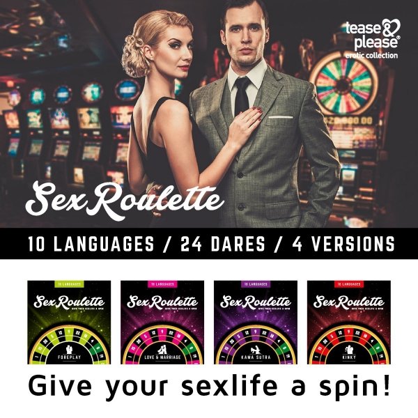 Tease&amp;Please Sex Roulette Kamasutra - gra erotyczna sex ruletka
