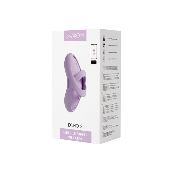 Svakom Echo 2 Pink Lilac - Masażer łechtaczki (różowy)