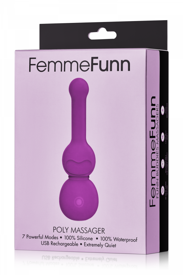 FEMMEFUNN POLY MASSAGER PURPLE - masażer łechaczki (fioletowy)