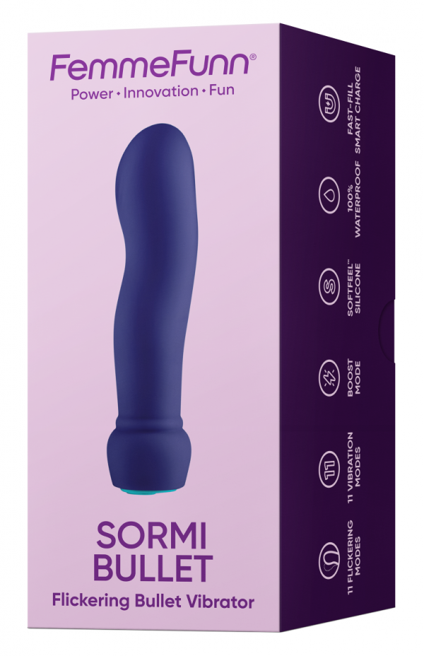 FemmeFunn Sormi Bullet Dark Purple - mini wibrator (fioletowy)