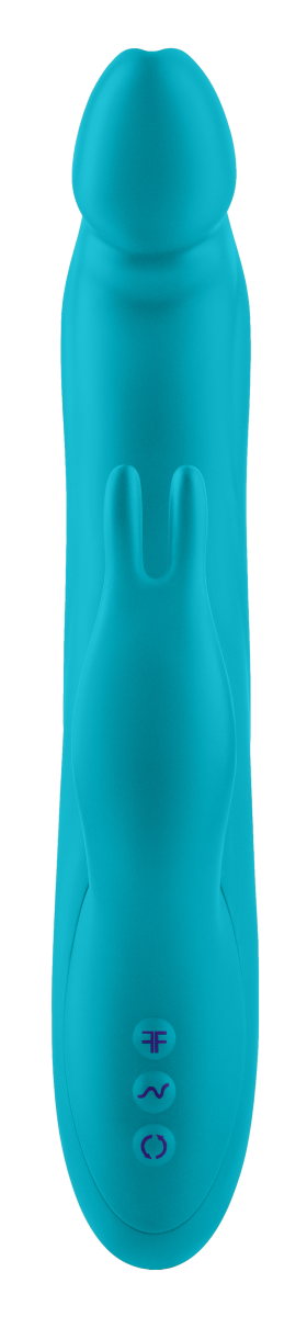 FemmeFun Booster Rabbit XL Turquoise - wibrator króliczek (niebieski)