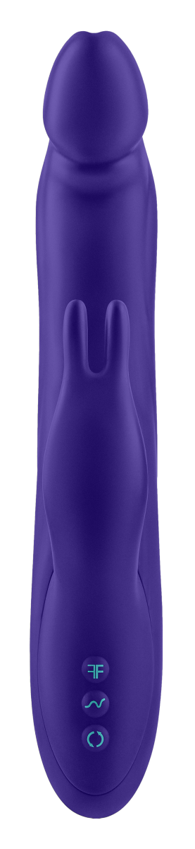 FemmeFun Booster Rabbit XL Dark Purple - wibrator króliczek (fioletowy)