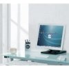 TECHLY BIURKO KOMPUTEROWE ZE SZKLANYM BLATEM I PÓŁKĄ NA KLAWIATURĘ 305687
