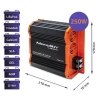 QOLTEC ŁADOWARKA DC-DC MONOLITH DO AKUMULATORÓW LIFEPO4 AGM 12V-12V | 20A | 250W