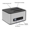 QOLTEC STACJA DOKUJĄCA DYSKÓW 2XHDD/SSD 2.5/3.5 SATA | USB 3.0 | KLONOWANIE