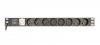 GEMBIRD LISTWA ZASILAJĄCA RACK 19 PDU EG-PDU-014-FC14 1U, 16A, 8X FRANCUSKIE GNIAZDO, WTYK C14, KABEL 3M