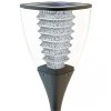 POWERNEED SOLARNA LAMPA OGRODOWA PEARL 100LM, CIEPŁY BIAŁY LEDX7, PANEL SOLARNY 1.6W CZUJNIK ZMIERZCHU, 80CM, CZARNA, ESL-25H