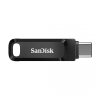 Pendrive SanDisk Ultra Dual GO SDDDC3-128G-G46 (128GB; USB 3.0, USB-C; kolor czarny)