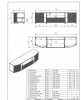 Szafka RTV MICHELLE 178x35-47xH48 czarny/dąb viking