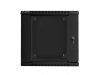 Szafa rack Lanberg WF02-6612-10B (12U; 635mm / 600mm / 600 mm; wisząca; Szklane; 19''; kolor czarny)