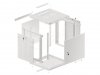 LANBERG SZAFA WISZĄCA RACK 19 12U 600X600 DRZWI METALOWE SZARA (FLAT PACK) WF01-6612-00S