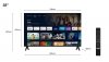 Telewizor TCL 32S5400A 32 LED HD Ready Android TV Srebrny
