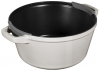 Zestaw 3 naczyń żeliwnych z pokrywką STAUB 40508-388-0 - biała trufla 24 cm