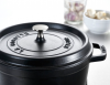 Garnek żeliwny okrągły STAUB 40509-305-0 - czarny 2.6 ltr