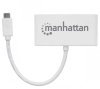 Manhattan 163552 huby i koncentratory USB 3.2 Gen 1 (3.1 Gen 1) Type-C 5000 Mbit/s Biały