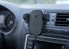 Extralink Uchwyt na telefon z ładowarką indukcyjną EPH-I1 do samochodu, automatyczny zacisk, czarny