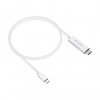 HYPER HD6007WHGL kabel HDMI 2,5 m USB-C HDMI Typu A (Standard) Biały