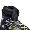 Łyżworolki NILS Extreme NA1206 czarno-zielone rozm. 41