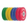 TBR Profi Set (8 szt ) zestaw talerzy olimpijskich Bumper 10-25 kg HMS TBR PROFI SET