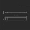 Oprawa V-TAC 40W LED Liniowa Natynkowa SAMSUNG CHIP 120cm 120Lm/W VT-8-40 4000K 4800lm 5 Lat Gwarancji