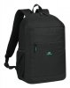 Rivacase Gremio plecak City backpack Czarny Poliester, Przetworzony politereftalan etylenu (rPET)