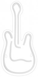 Neon LED Activejet AJE-NEON GITARA