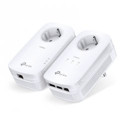 TP-Link TL-PA8033P KIT Karta sieciowa do PowerLine 1300 Mbit/s Przewodowa sieć LAN Biały 2 szt.