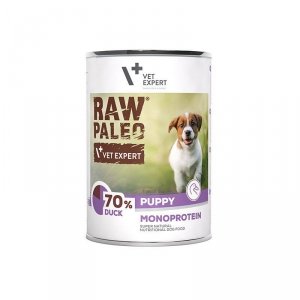 VetExpert Raw Paleo Kaczka Puppy Can 400g