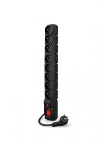 Listwa przeciwprzepięciowa Acar S8 PRO (1,5m ; czarny)