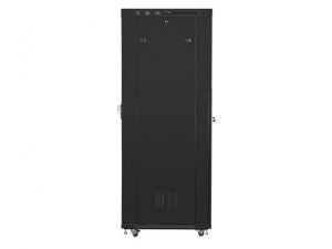 LANBERG SZAFA STOJĄCA RACK 19 27U 800X1000 DRZWI PERFOROWANE LCD CZARNA FF01-8027-23BL (FLAT PACK)