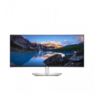 DELL UltraSharp U3824DW LED display 95,2 cm (37.5) 3840 x 1600 px Wide Quad HD+ LCD Czarny, Srebrny