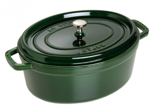 Garnek żeliwny owalny STAUB 40509-363-0 - zielony 4.2 ltr