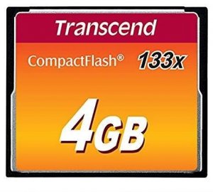 Transcend TS4GCF133 pamięć flash 4 GB Karta pamięci CompactFlash MLC