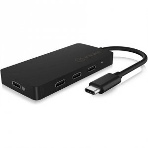 ICY BOX IB-HUB1429-CPD USB 3.2 Gen 2 (3.1 Gen 2) Type-C 10000 Mbit/s Czarny