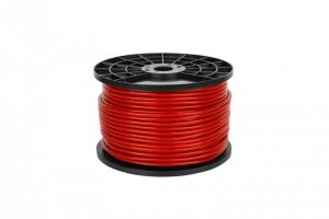 Kabel mikrofonowy stereo 6mm czerwony