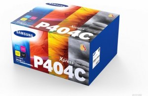 Samsung Zestaw 4 wkładów z tonerem CLT-P404C – czarny/błękitny/purpurowy/żółty
