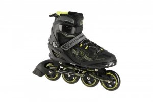 ŁYŻWOROLKI NILS EXTREME NA9157 CZARNO-ZŁOTE  ROZM. 40