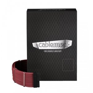 CableMod C-Series PRO ModMesh Zestaw do Corsair AXi/HXi/RM (żółta etykieta) - krwista czerwień